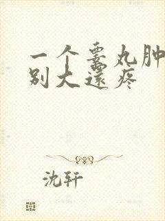 一个睾丸肿的特别大还疼