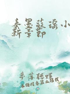 秦墨苏瑶小说最新章节