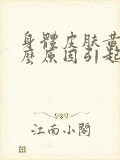 身体皮肤黄是什么原因引起的 女人