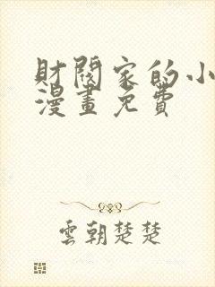 财阀家的小儿子漫画免费