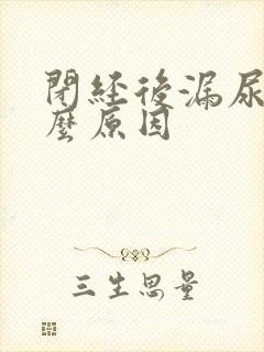 闭经后漏尿是什么原因