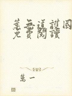 叶无道护国神帅免费阅读