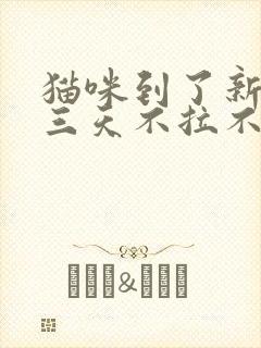 猫咪到了新环境三天不拉不尿