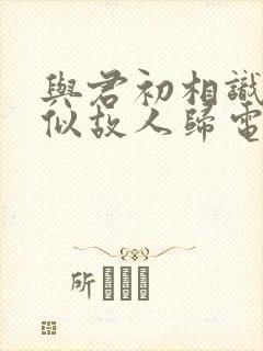 与君初相识·恰似故人归电视剧免费看