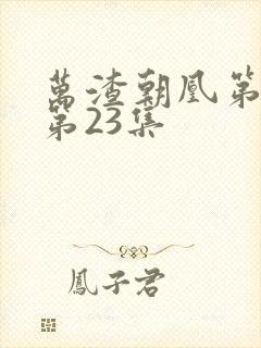 万渣朝凰第三季第23集