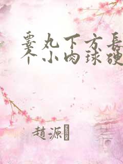 睾丸下方长了一个小肉球硬硬的