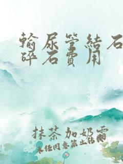 输尿管结石软镜碎石费用