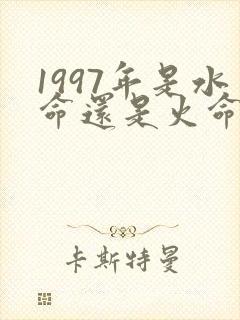 1997年是水命还是火命