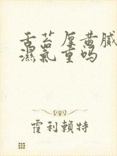 舌苔厚黄腻就是湿气重吗