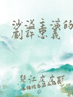 沙溢主演的谍战剧许忠义