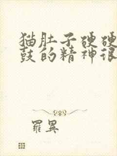 猫肚子硬硬的鼓鼓的精神很好