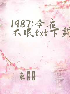 1987:今夜不眠txt下载