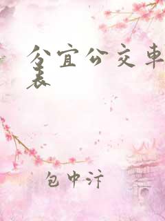 分宜公交车一览表