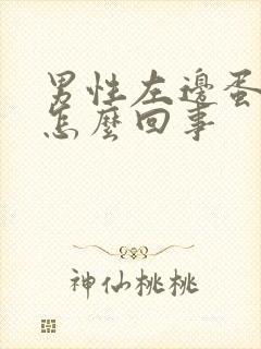 男性左边蛋蛋疼怎么回事