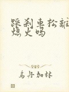 踩刹车松离合会熄火吗