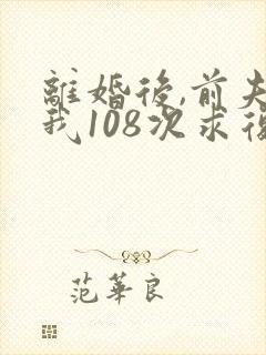 离婚后,前夫追我108次求复婚,听书