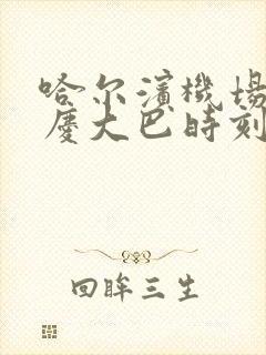 哈尔滨机场至大庆大巴时刻表