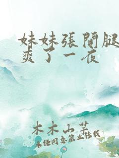 妹妹张开腿让我爽了一夜