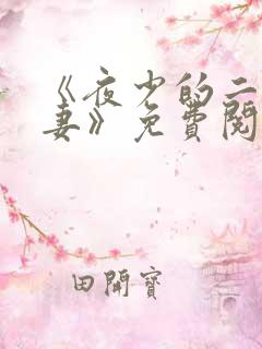 《夜少的二婚新妻》免费阅读