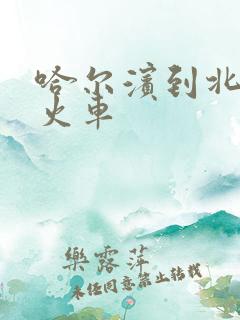 哈尔滨到北安的火车