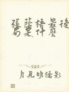 张荫梧最后的结局是什么