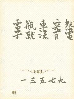 电瓶车突然一下子就没有电了