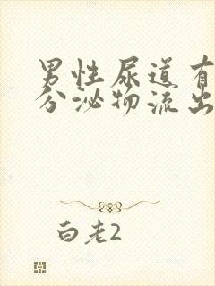 男性尿道有透明分泌物流出