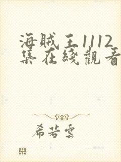 海贼王1112集在线观看完整版高清