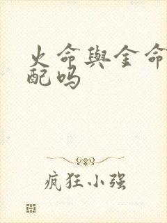 火命与金命能婚配吗