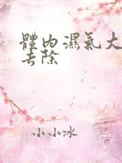 体内湿气大怎样去除