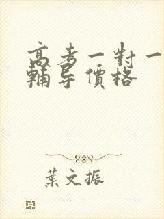 高考一对一物理辅导价格