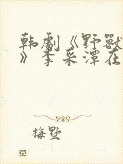 韩剧《野兽风云》李采潭在线看全集