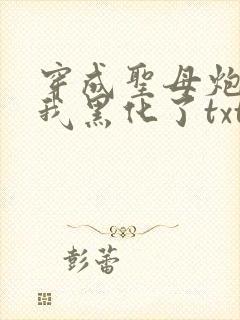 穿成圣母炮灰后我黑化了txt