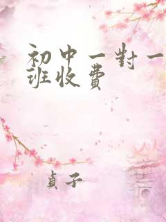 初中一对一辅导班收费