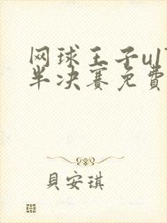 网球王子u17半决赛免费观看