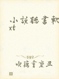 小说听书软件txt