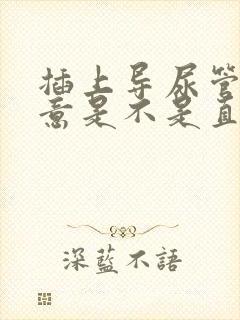 插上导尿管有尿意是不是直接就尿了