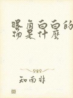 眼角白白的分泌物是什么