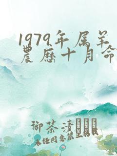 1979年属羊农历十月命运如何
