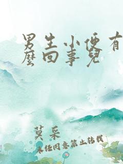 男生小便有沫怎么回事儿