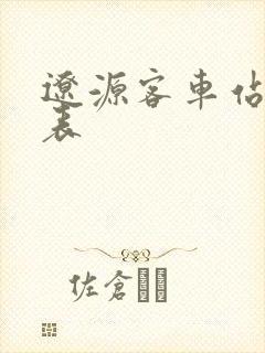 辽源客车站时刻表