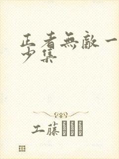 正者无敌一共多少集