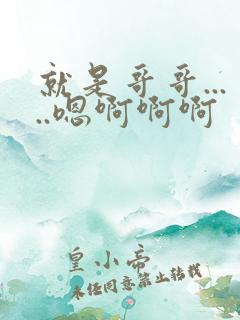 就是哥哥.....嗯啊啊啊