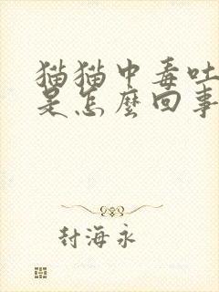 猫猫中毒吐黄水是怎么回事