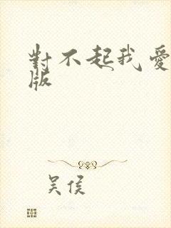 对不起我爱你韩版