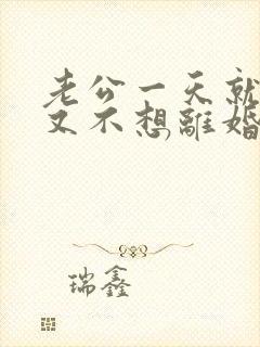 老公一天就家暴又不想离婚怎么办