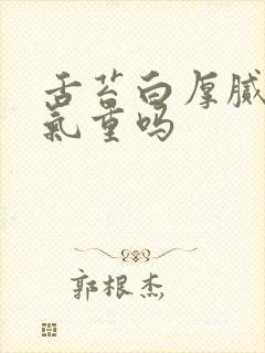 舌苔白厚腻是湿气重吗