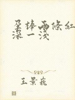 孕棒两条红线一深一浅