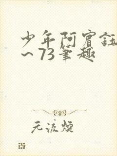 少年阿宾钰慧1～73笔趣