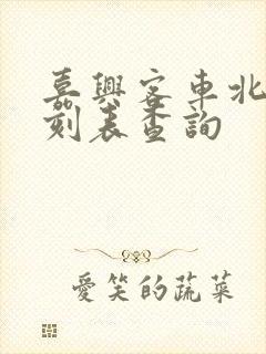 嘉兴客车北站时刻表查询